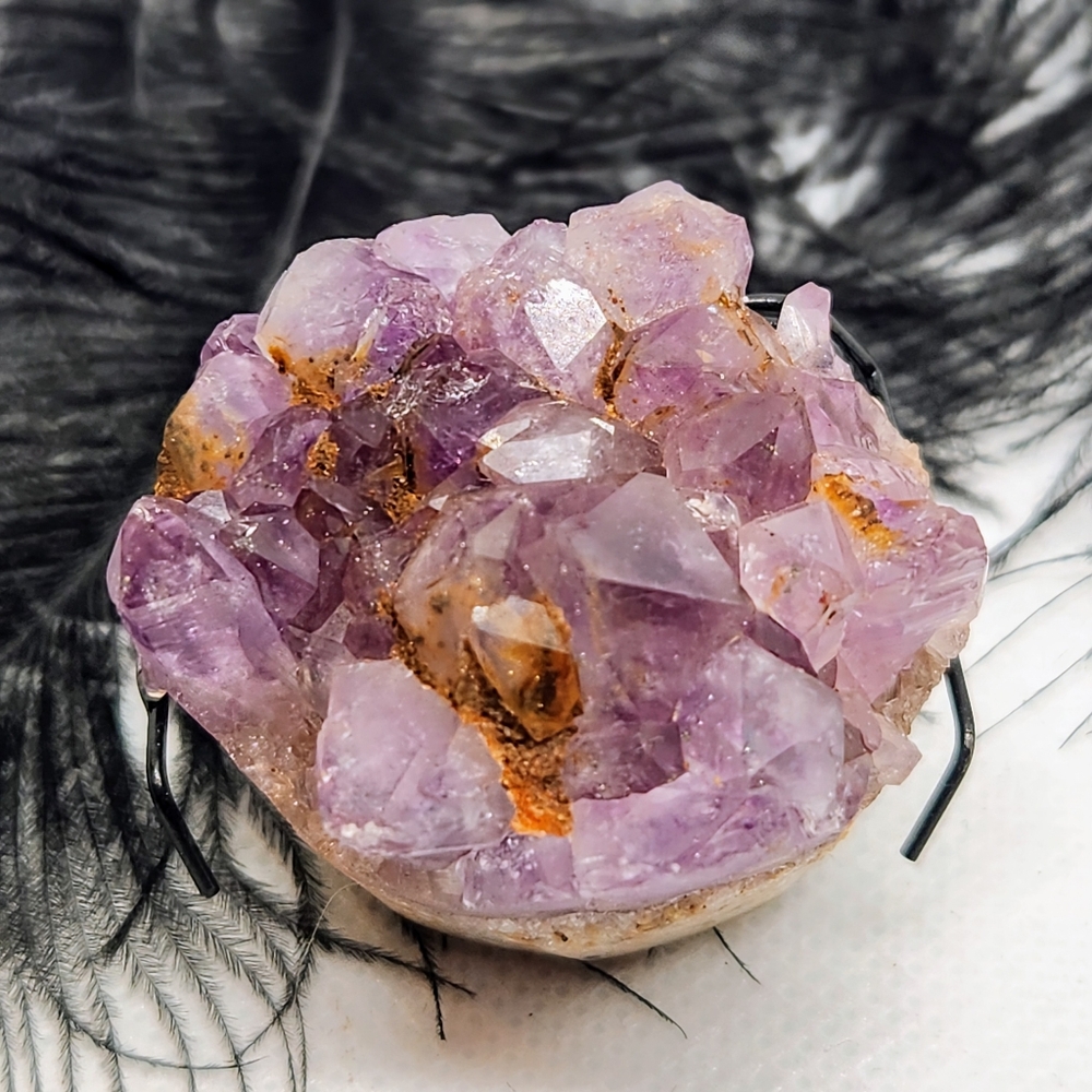 Adorable Genuine Amethyst Cluster Groot, Crystal Carving - Picture 2 of 6